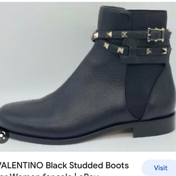 Valentino style studded boots - Picture 3 of 6